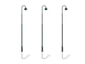 Single Arm Lamp - Green 3-Pack